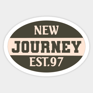 NEW JOURNEY Sticker